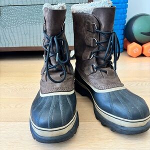 Sorel Mens Caribou Waterproof Boots Size 10